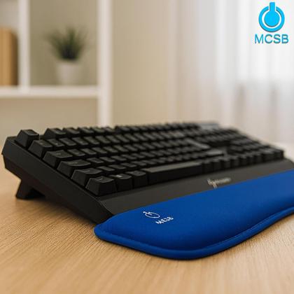 Imagem de Apoio Punho Ergonomico Descanso Para Teclado Macio Almofada