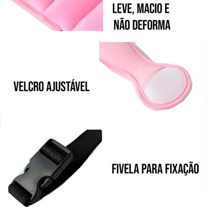 Imagem de Apoio Suporte Cabeça Proteção Bebê Cadeirinha Infantil para Carro Segura Cabeça Almofada Ajustável