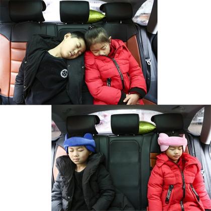 Imagem de Apoio Suporte Cabeça Proteção Bebê Cadeirinha Infantil para Carro Segura Cabeça Almofada Ajustável