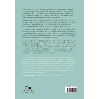 Imagem de Apologética Contemporânea  A veracidade da fé cristã  William Lane Craig - Vida Nova