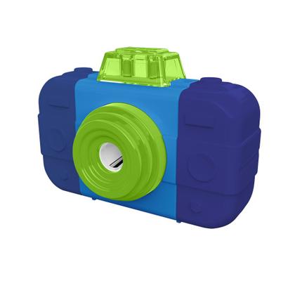 Imagem de Apontador com borracha e rolo formato câmera  criatividade e praticidade no seu estojo!