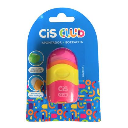 Imagem de Apontador com Depósito + Borracha Club - Cis