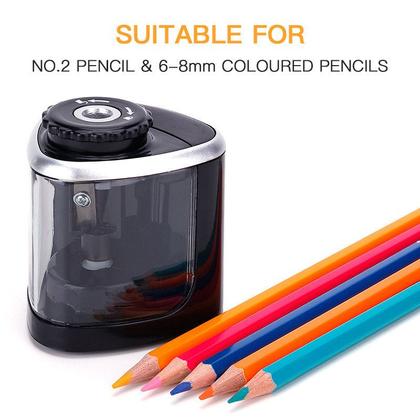 Imagem de Apontador De Lápis Elétrico Automático-Design De Mesa Para De 6-8 Mm-Perfeito Estudantes E Uso Em Escritório