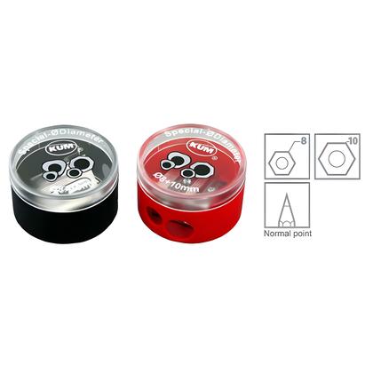 Apontador Kum 208m2 8mm e 10mm Triangular e Hexagonal Imagem de Apontador Kum 208m2 8mm e 10mm Triangular e Hexagonal
