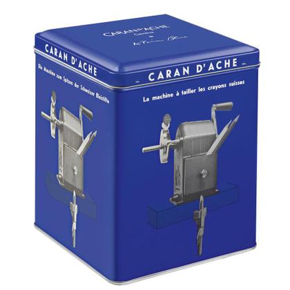 Imagem de Apontador Manivela Caran D'ache Klein Blue Ed Limitada