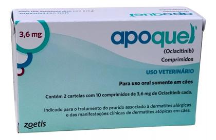 Imagem de Apoquel 3,6mg Cães Zoetis 20 Comprimidos