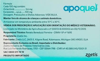 Imagem de Apoquel 5,4mg para Cães Zoetis