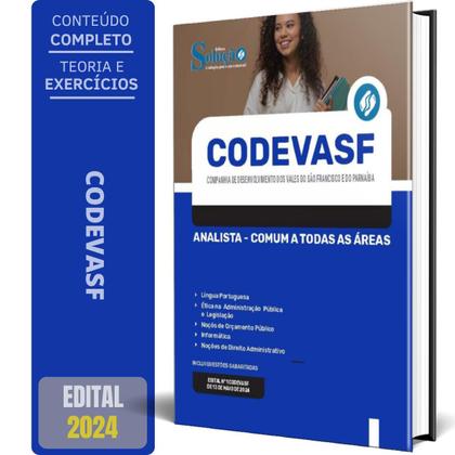 Imagem de Apostila Codevasf 2024 - Analista - Comum A Todas As Áreas