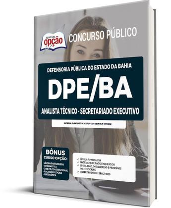 Imagem de Apostila DPE-BA - Analista Técnico - Secretariado Executivo