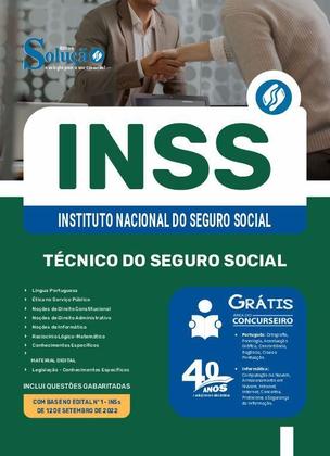 Imagem de Apostila INSS  - Técnico do Seguro Social
