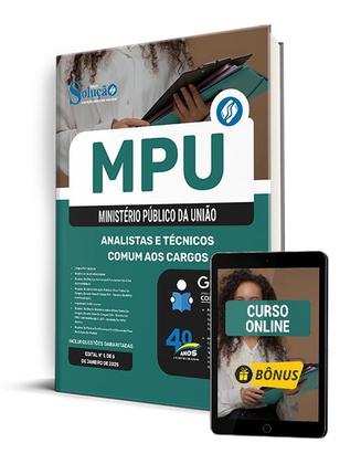 Imagem de Apostila MPU - Analistas e Técnicos - Comum aos cargos