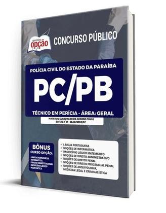 Imagem de Apostila Pc Pb - Técnico Em Perícia - Área Geral