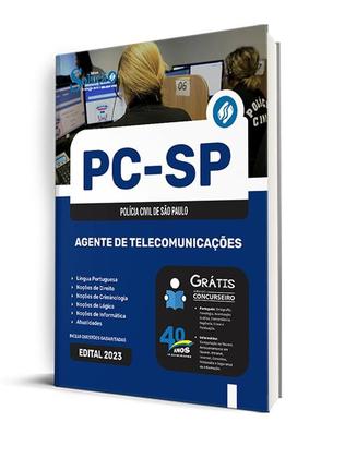 Imagem de Apostila PC-SP 2024 - Agente de Telecomunicações