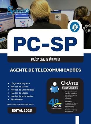 Imagem de Apostila PC-SP 2024 - Agente de Telecomunicações