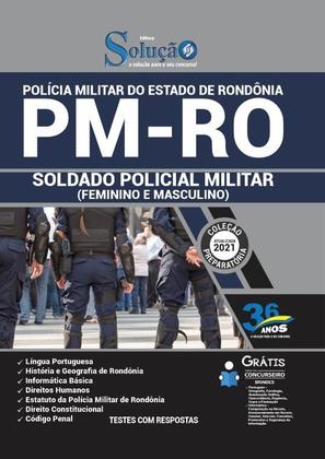 Imagem de Apostila PM-RO - Soldado Policial Militar (Feminino e Masculino)