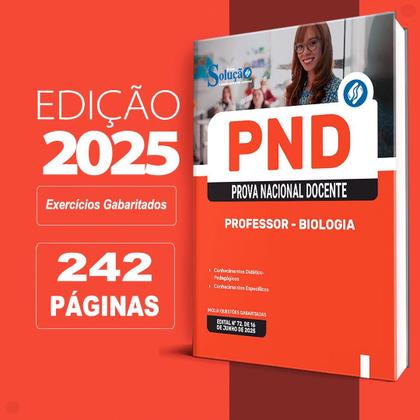 Imagem de Apostila PND (CNU Professores) Professor Biologia