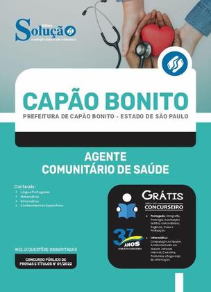 Imagem de Apostila Prefeitura de Capão Bonito - SP - Agente Comunitário de Saúde