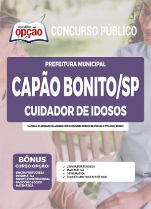 Imagem de Apostila Prefeitura de Capão Bonito - SP - Cuidador de Idosos