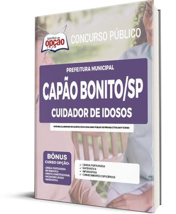 Imagem de Apostila Prefeitura de Capão Bonito - SP - Cuidador de Idosos