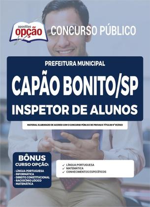 Imagem de Apostila Prefeitura de Capão Bonito - SP - Inspetor de Alunos
