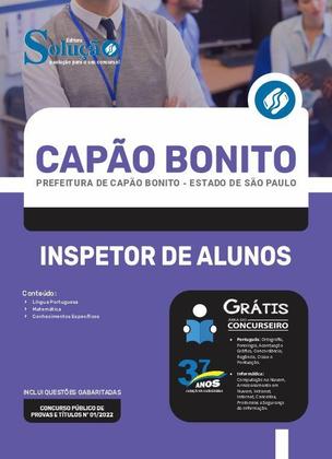 Imagem de Apostila Prefeitura de Capão Bonito - SP - Inspetor de Alunos