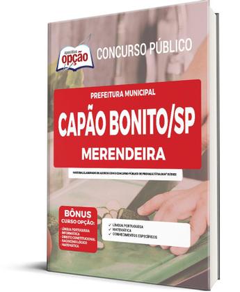 Imagem de Apostila Prefeitura de Capão Bonito - SP - Merendeira