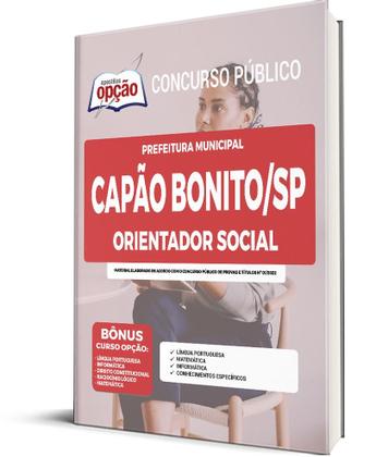 Imagem de Apostila Prefeitura de Capão Bonito - SP - Orientador Social - Apostilas Opção