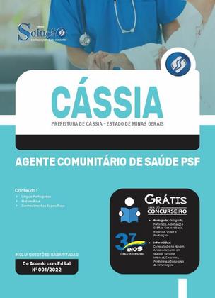 Imagem de Apostila Prefeitura de Cássia - MG - Agente Comunitário de Saúde PSF