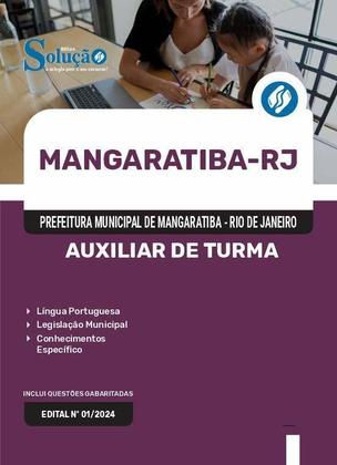 Imagem de Apostila Prefeitura De Mangaratiba Rj 2024 - Auxiliar Turma