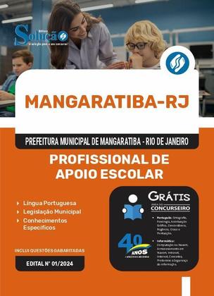 Imagem de Apostila Prefeitura de Mangaratiba - RJ 2024 - Profissional de Apoio Escolar