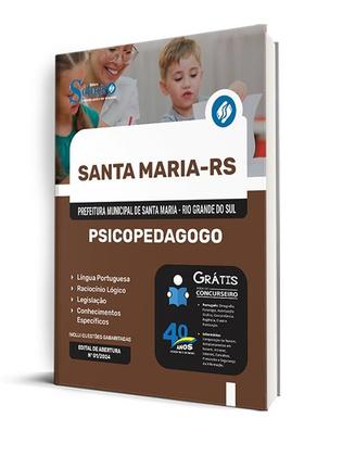 Imagem de Apostila Prefeitura de Santa Maria - RS 2024 - Psicopedagogo