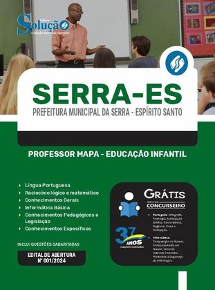 Imagem de Apostila Prefeitura de Serra - ES 2024 - Professor MaPA - Educação Infantil