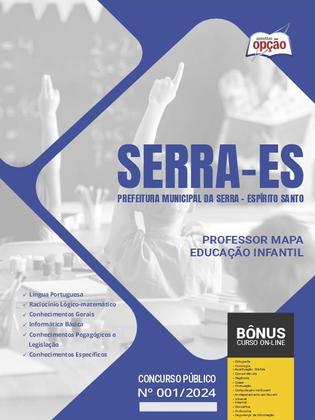 Imagem de Apostila Prefeitura de Serra - ES 2024 - Professor MAPA - Educação Infantil