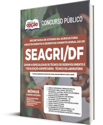 Imagem de Apostila SEAGRI-DF - Comum a Especialidade de Técnico de Desenvolvimento e Fiscalização Agropecuária: Técnico de Laboratório