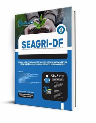 Imagem de Apostila SEAGRI-DF - Comum a Especialidade de Técnico de Desenvolvimento e Fiscalização Agropecuária: Técnico de Laboratório
