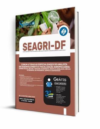 Imagem de Apostila SEAGRI-DF - Comum a Todas as Especialidades de Analista de Desenvolvimento e Fiscalização Agropecuária - Editora Solução