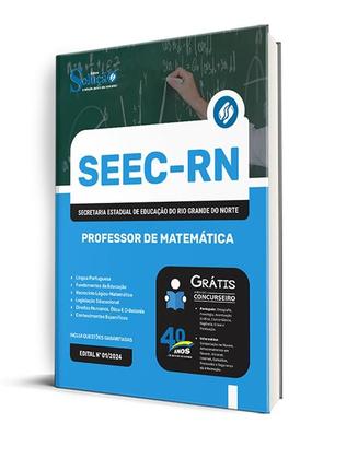 Imagem de Apostila SEEC-RN 2024 - Professor de Matemática