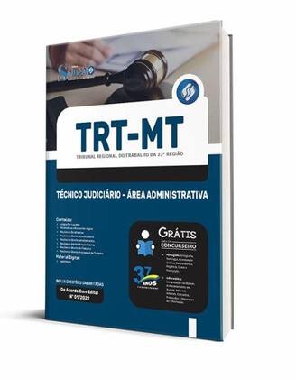 Imagem de Apostila TRT-MT - Técnico Judiciário - Área Administrativa
