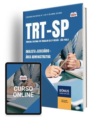 Imagem de Apostila TRT-SP  - Analista Judiciário - Área Administrativa
