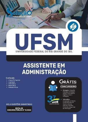 Imagem de Apostila UFSM - Assistente em Administração