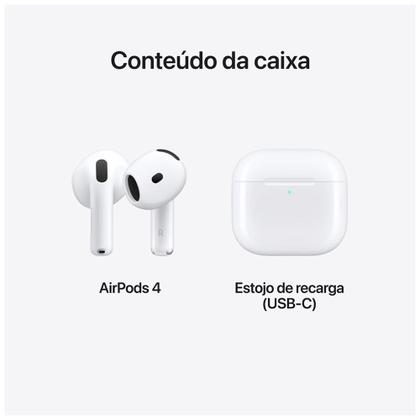 Apple AirPods (4ª Geração) com Estojo de Recarga USB-C - Apple