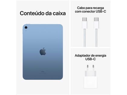 Apple iPad 10,9” 10ª Geração Wi-Fi + Cellular - 64GB Azul - Apple