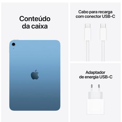 Apple iPad 11ª geração, Chip A16 (Wi-Fi, 128GB) - Azul - Apple