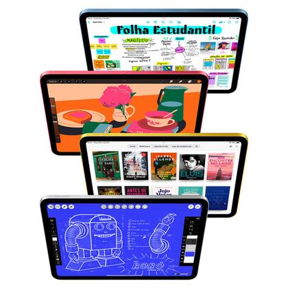 Apple iPad 11ª geração, Chip A16 (Wi-Fi, 128GB) - Azul - Apple