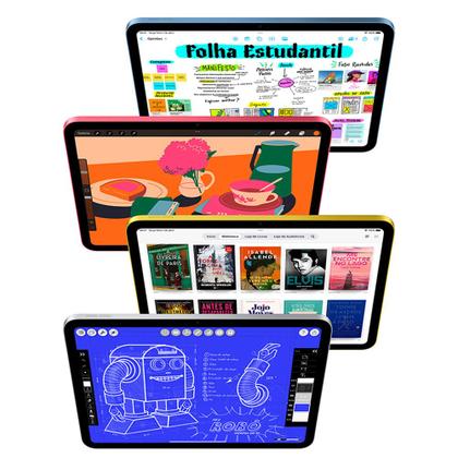 ★ iPad (A16) Wi-Fi + Cellular 128GB 美品★ Apple iPad 11ª geração, chip A16, Wi-Fi + Cellular, 128GB - Rosa