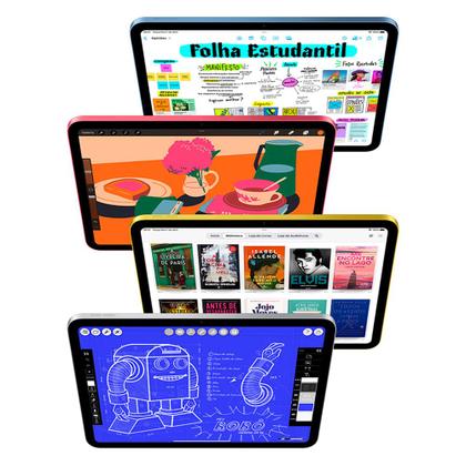 Apple iPad 11ª geração, Chip A16 (Wi-Fi + Cellular, 256GB