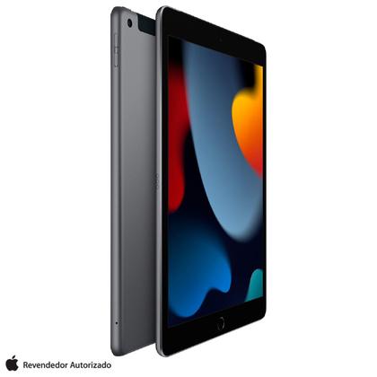 Apple iPad 9ª geração, Chip A13 (Wi-Fi + Cellular, 256GB) - Cinza