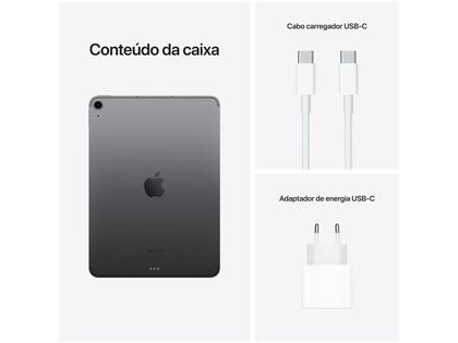 Apple iPad Air 10,9” 5ª Geração Wi-Fi + Cellular - 256GB Cinza