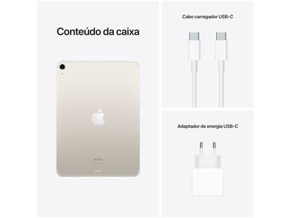 Apple iPad Air 10,9” 5ª Geração Wi-Fi + Cellular - 64GB Estelar