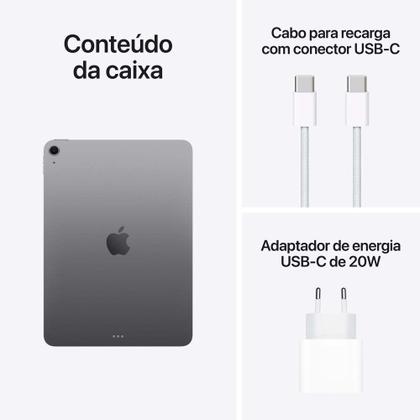 Imagem de Apple iPad Air 11" Wi-Fi 256GB Cinza-espacial